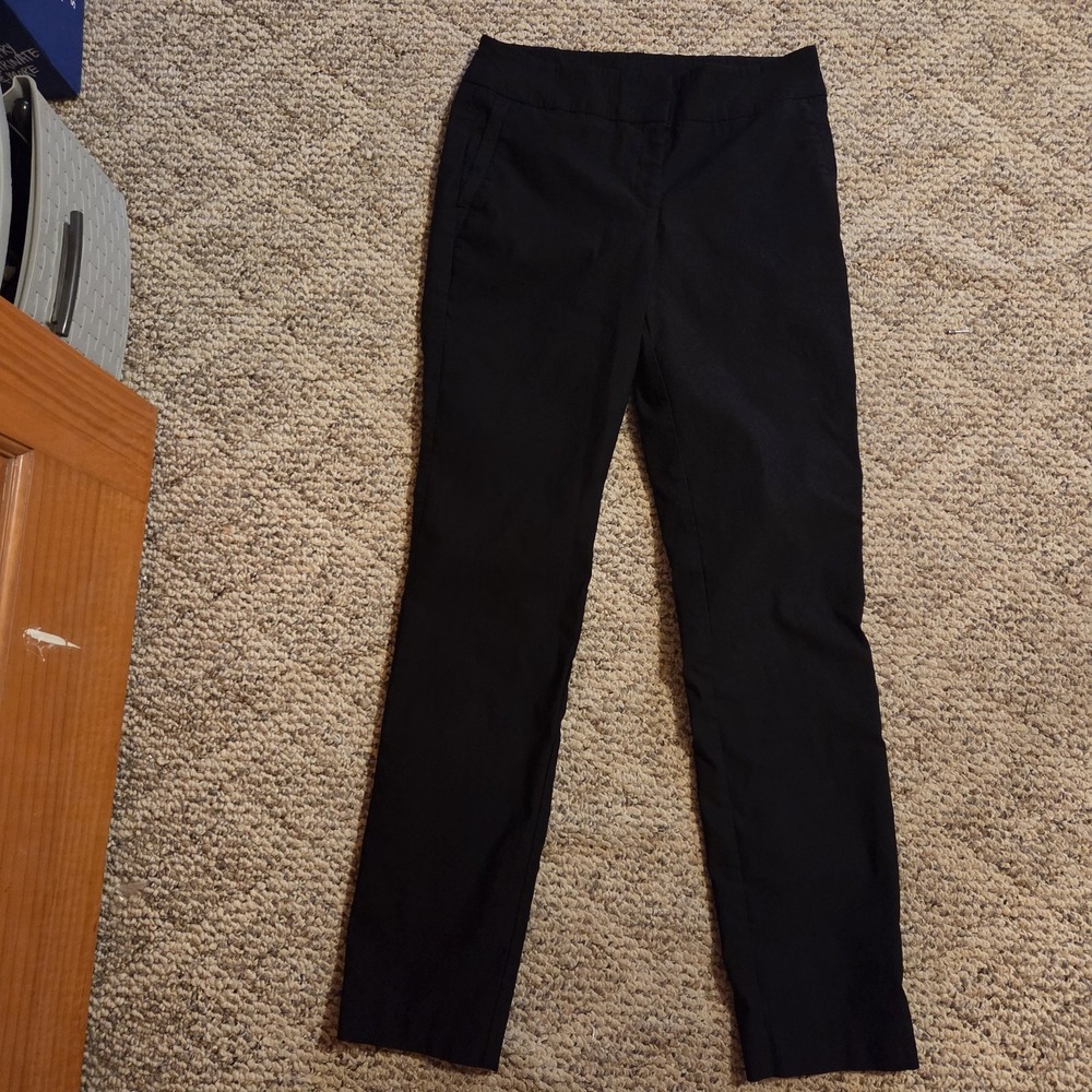 Worthington Black Straight Leg Dress Pants 6